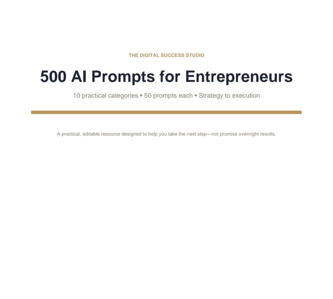 500 AI Prompts for Entrepreneurs